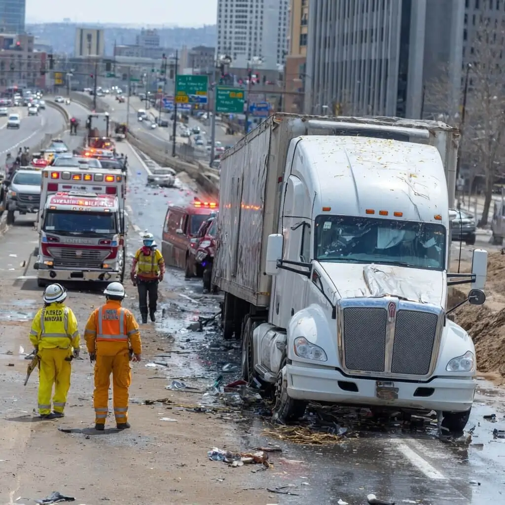 Semi-Truck Accident Pic