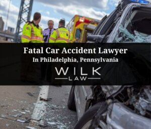 Serious car accident involving a fatality on a highway in Philadelphia, Pennsylvania related to a case handled by Wilk law Personal Injury & Car Accident Lawyers