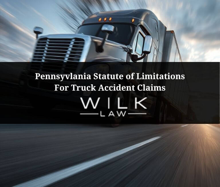 pennsylvania statute of limitations for truck accident claims