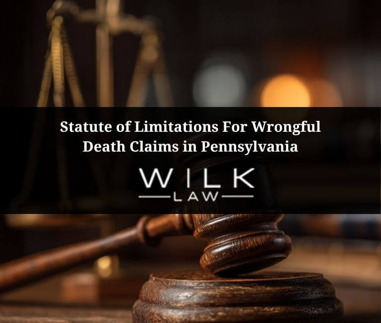 statute of limitations for wrongful death claims in pennsylvania