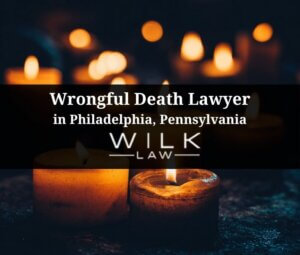 Candles lit in the dark illustrating a wrongful death in Philadelphia, Pennsylvania