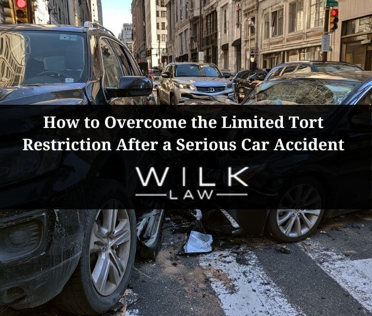Serious car accident involving an SUV and a Toyota Corolla in downtown Philadelphia, Pennsylvania