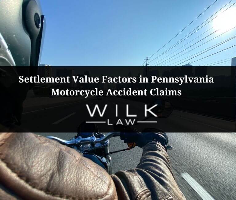 Motorcycle rider in Philadelphia illustrating settlement value factors in Pennsylvania motorcycle accident claims