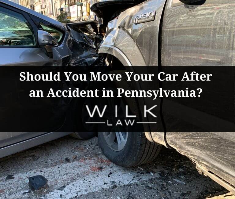 Car accident involving a pickup truck and a sedan in Philadelphia, Pennsylvania