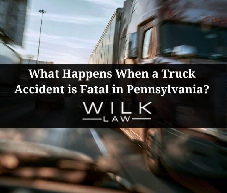 Semi-truck speeding out of control on highway in Pennsylvania