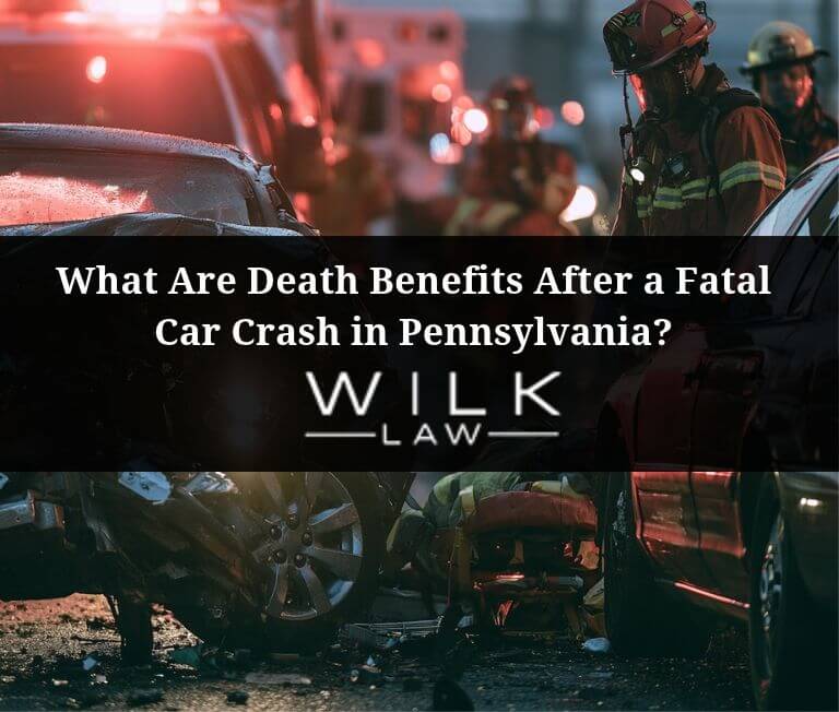Serious car crash involving a fatality on a highway in Philadelphia, PA, EMTs on the scene